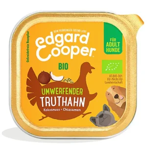 Edgard&Cooper Adult BIO Truthahn getreidefrei 100 Gramm Hundenassfutter Abverkauf